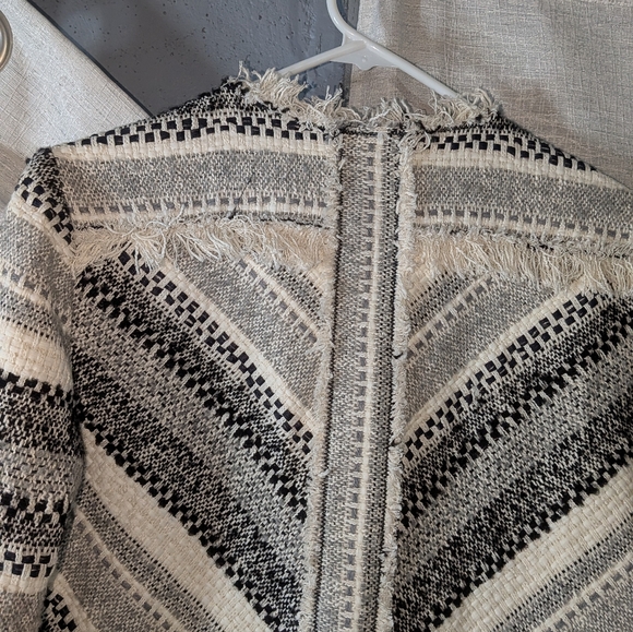 Rebecca Taylor $695 Artisan Tweed Fringe Coat In Size 8 - Picture 17 of 17